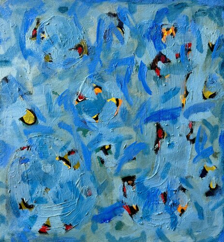 Blue No. 9 van Steven Miller, Schilderij te koop op Singulart