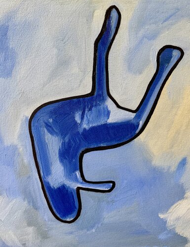 Falling Man  No. 2 von Steven Miller, Malerei kaufen auf Singulart