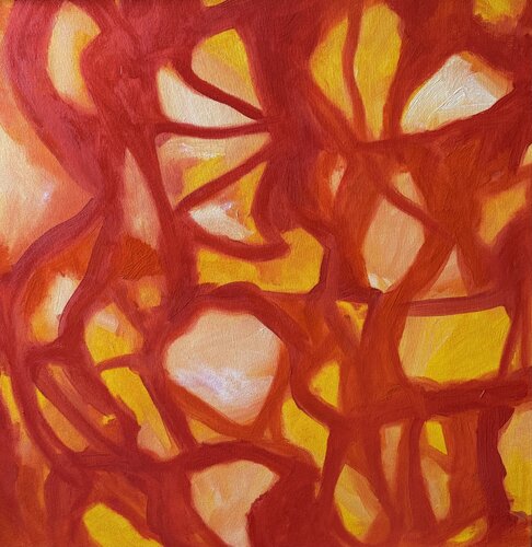 Red Dream No. 4 van Steven Miller, Schilderij te koop op Singulart