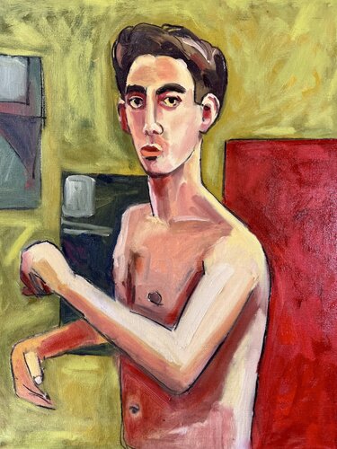Contemplating by Steven Miller, 회화 for Sale on Singulart