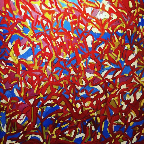 I Smell Poppies von Steven Miller, Malerei kaufen auf Singulart