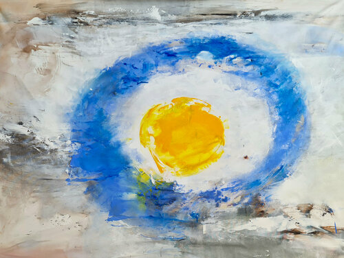 Out from the blue van Gabi Ger, Schilderij te koop op Singulart