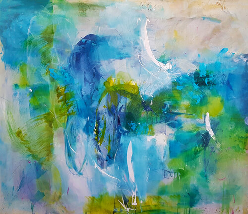 Variations on grays and Indian yellows, 1 di Gabi Ger, Pittura in vendita su Singulart