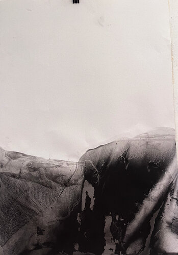 Landscape B/W van Marilina Marchica, Tekening te koop op Singulart
