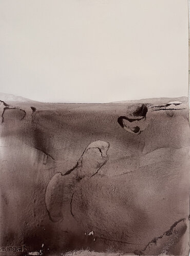 Landscape by Marilina Marchica, Drawing for Sale on Singulart