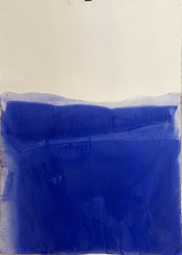 Blue Landscape van Marilina Marchica, Tekening te koop op Singulart