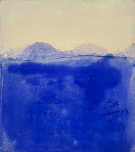 Blue Landscape van Marilina Marchica, Schilderij te koop op Singulart