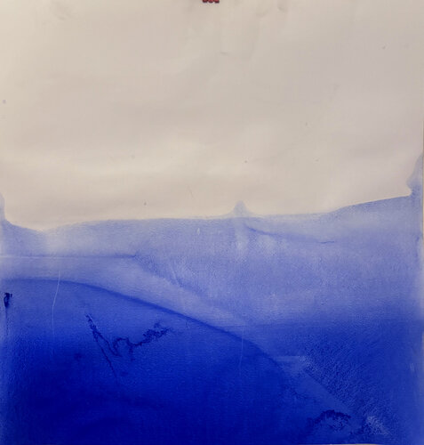 Blue Landscape by Marilina Marchica, 소묘 for Sale on Singulart