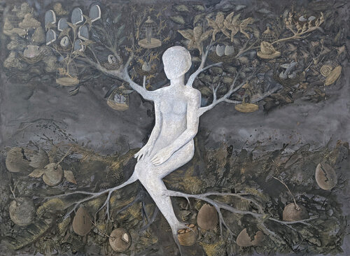 Nature is Female I von Linda Storm, Malerei kaufen auf Singulart