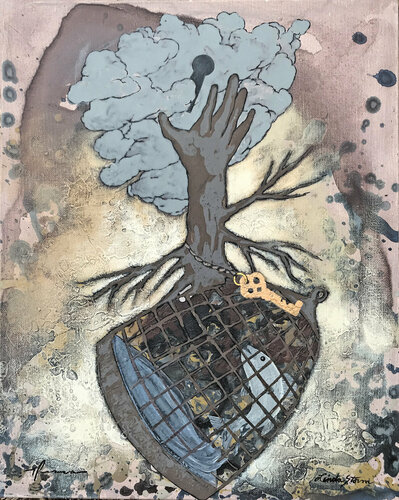 Helping Hand von Linda Storm, Malerei kaufen auf Singulart