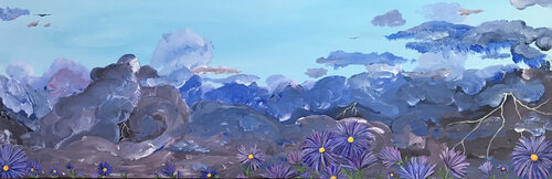 Asters in the Storm Linda Storm