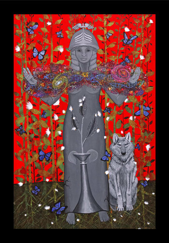 She Who Heals by Linda Storm, Painting for Sale on Singulart