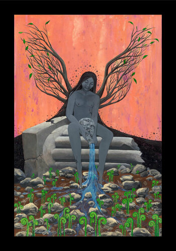 She Who is Becoming de Linda Storm, Pintura a la venta en Singulart