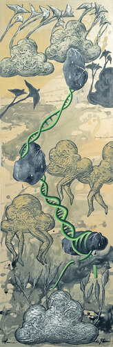 DNA Connection di Linda Storm, Pittura in vendita su Singulart