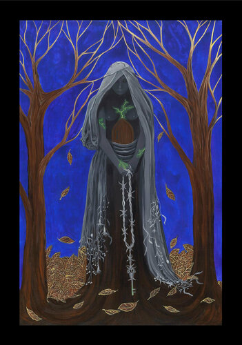 She Holds the Key van Linda Storm, Schilderij te koop op Singulart