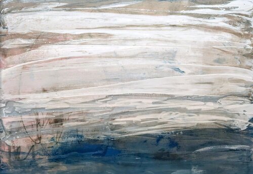 Gezeitenstille inkl. Schattenfugenrahmen van Conny Wachsmann, Schilderij te koop op Singulart