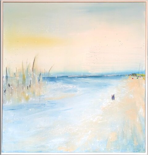 Tanzender Strandhafer (Dancing in the Dunes) by Conny Wachsmann, Painting for Sale on Singulart