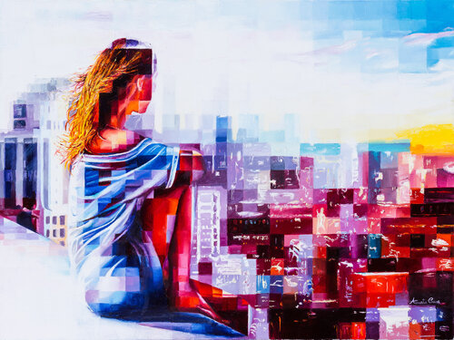 Dreamcity de Assunta Cassa, Pintura a la venta en Singulart