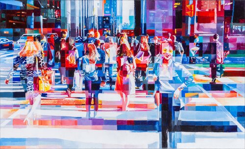 Through the Flow by Assunta Cassa, 회화 for Sale on Singulart