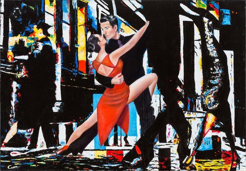 Tango metropolitano de Assunta Cassa, Pintura a la venta en Singulart