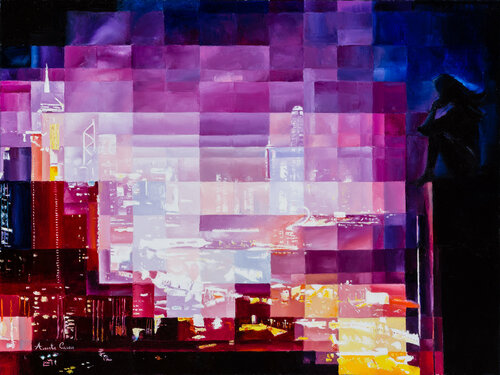 Heartcity by Assunta Cassa, Painting for Sale on Singulart