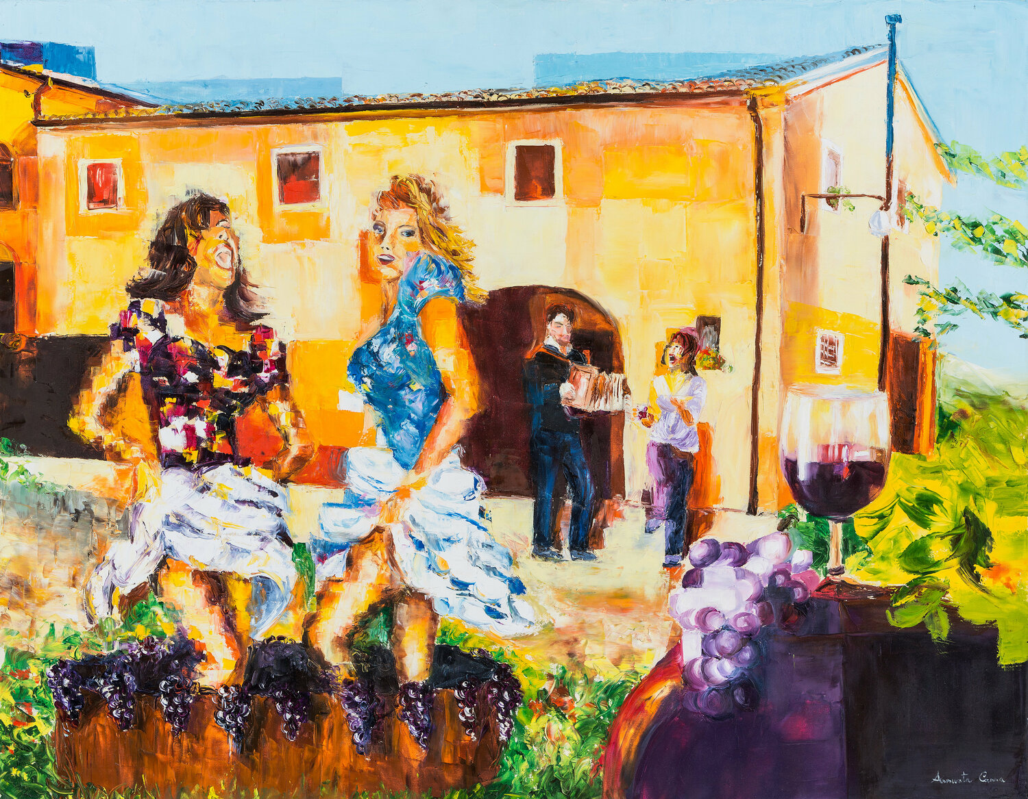 Nettare d'autunno Assunta Cassa Peinture originale à vendre