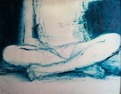V chakra van Carolina Moretti, Schilderij te koop op Singulart