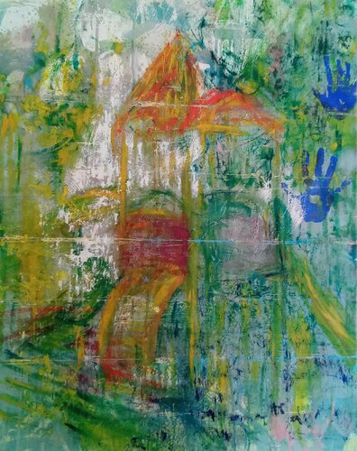 La casetta van Carolina Moretti, Schilderij te koop op Singulart