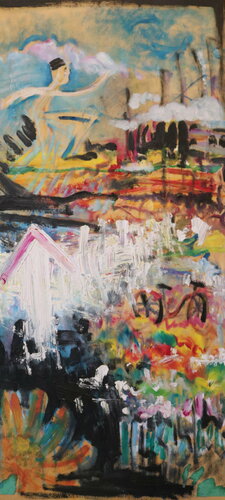 Improvvisazione musicale di Carolina Moretti, Pittura in vendita su Singulart