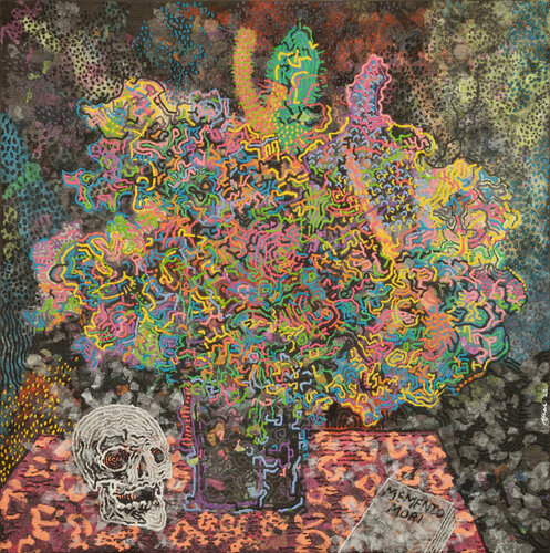 Still life ( memento mori ) de Gian Luigi Delpin, Pintura a la venta en Singulart