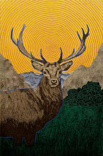 Spirit of wilderness par Gian Luigi Delpin, Peinture en vente sur Singulart