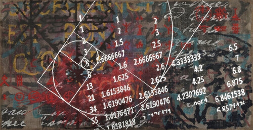 Fibonacci' s ratio by Gian Luigi Delpin, Painting for Sale on Singulart