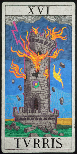 The tower von Gian Luigi Delpin, Malerei kaufen auf Singulart
