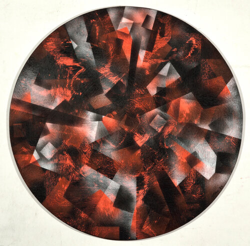 Chaotic mandala van Gian Luigi Delpin, Schilderij te koop op Singulart