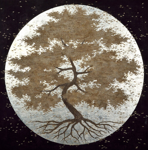 Lost names tree by Gian Luigi Delpin, 회화 for Sale on Singulart