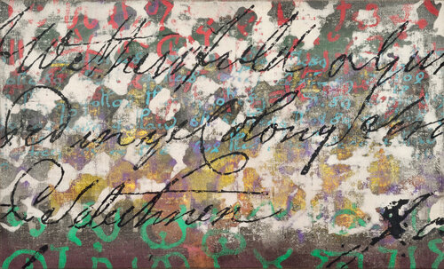 Cryptographic landscape van Gian Luigi Delpin, Schilderij te koop op Singulart