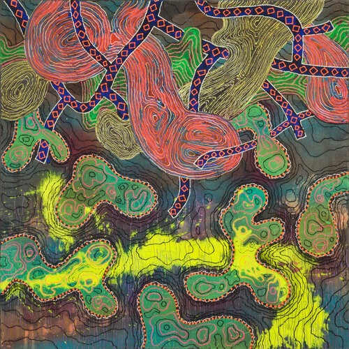 Mutant aquarium by Gian Luigi Delpin, Painting for Sale on Singulart