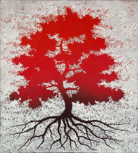 Flying tree by Gian Luigi Delpin, 회화 for Sale on Singulart