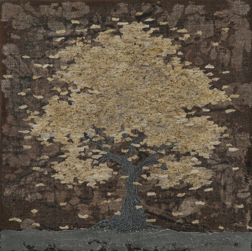 Lost names tree di Gian Luigi Delpin, Pittura in vendita su Singulart