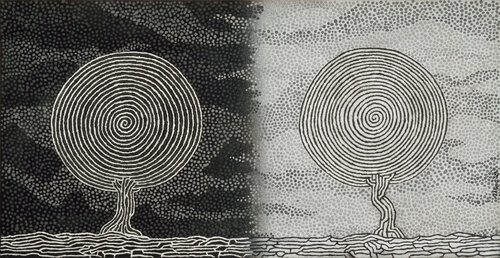 Transition trees di Gian Luigi Delpin, Pittura in vendita su Singulart