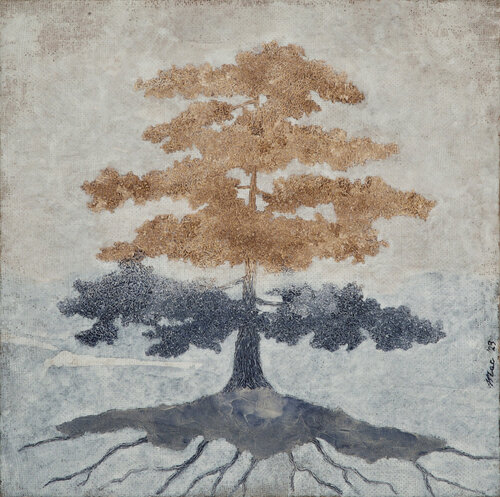Flying tree di Gian Luigi Delpin, Pittura in vendita su Singulart