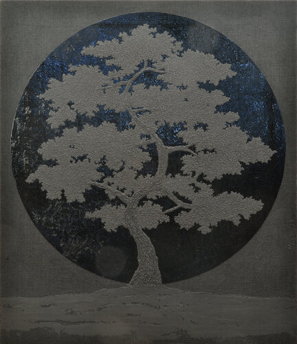 Black sun tree Gian Luigi Delpin