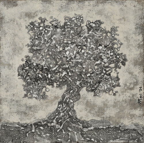 tree 5 di Gian Luigi Delpin, Pittura in vendita su Singulart