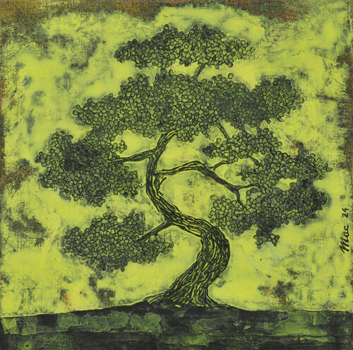 tree 6 di Gian Luigi Delpin, Pittura in vendita su Singulart