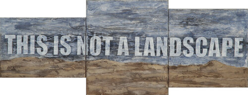 Not a landscape di Gian Luigi Delpin, Pittura in vendita su Singulart
