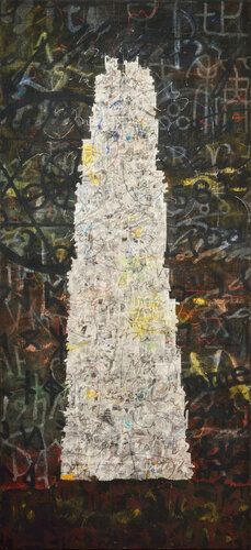 Tower of Babel von Gian Luigi Delpin, Malerei kaufen auf Singulart