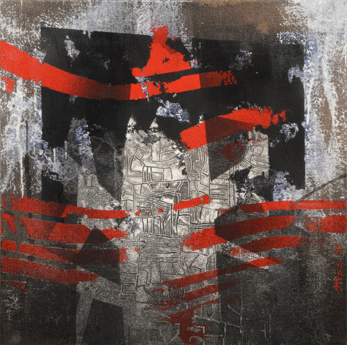 Mission to Mars par Gian Luigi Delpin, Peinture en vente sur Singulart