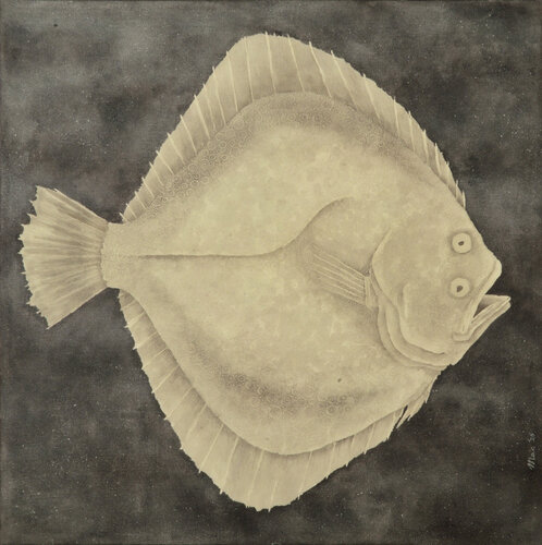 Ghost turbot de Gian Luigi Delpin, Pintura a la venta en Singulart