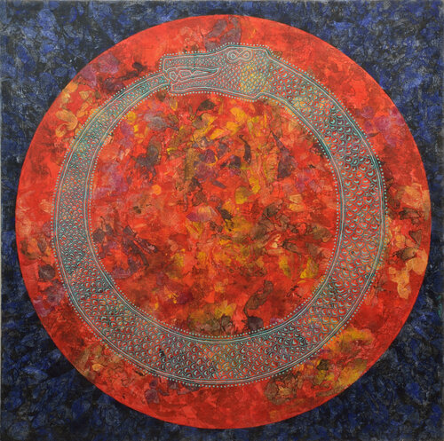 Uroboros van Gian Luigi Delpin, Schilderij te koop op Singulart