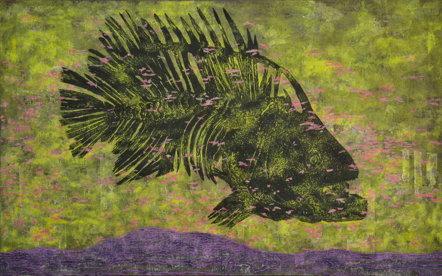 Ghostfish in a misty landscape Gian Luigi Delpin